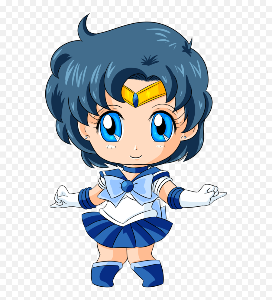Download Chibi Sailor Mercury For Katie0513 By - Chibi Sailor Mercury Png,Mercury Png