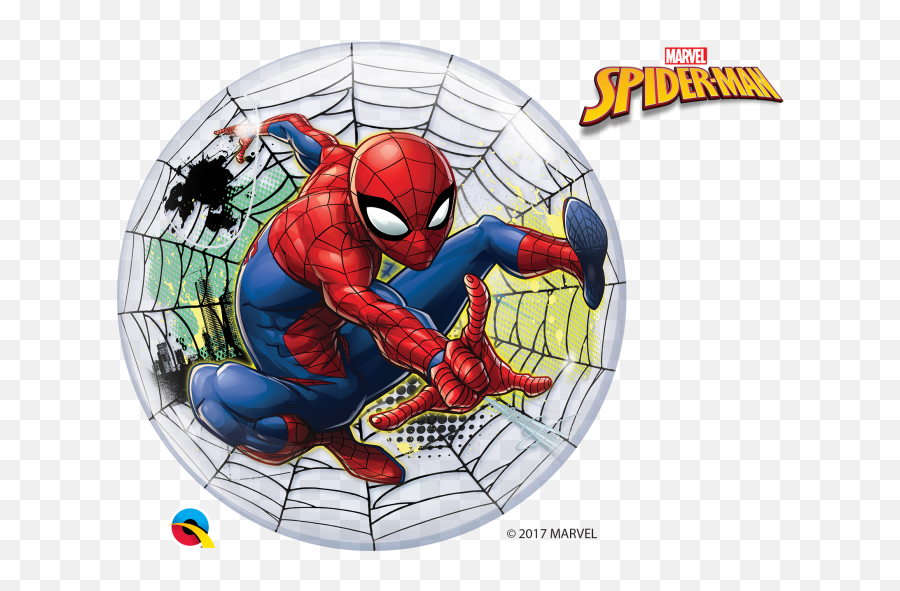 Download Disney Bubble Spiderman - Round Spider Man Png,Spiderman Web Png