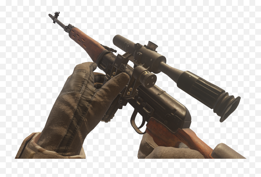 Download Hd Dragunov Inspect Mwr - Ww2 Sniper Transparent Sniper Ww2 Png,Cod Ww2 Png