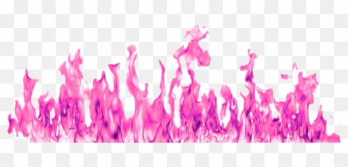 Transparent Warm And Cool Pink Flames - Fire Background png