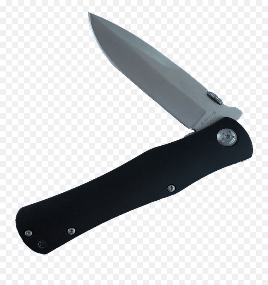 Black Pocket Knife - Transparent Pocket Knife Png,Pocket Knife Png