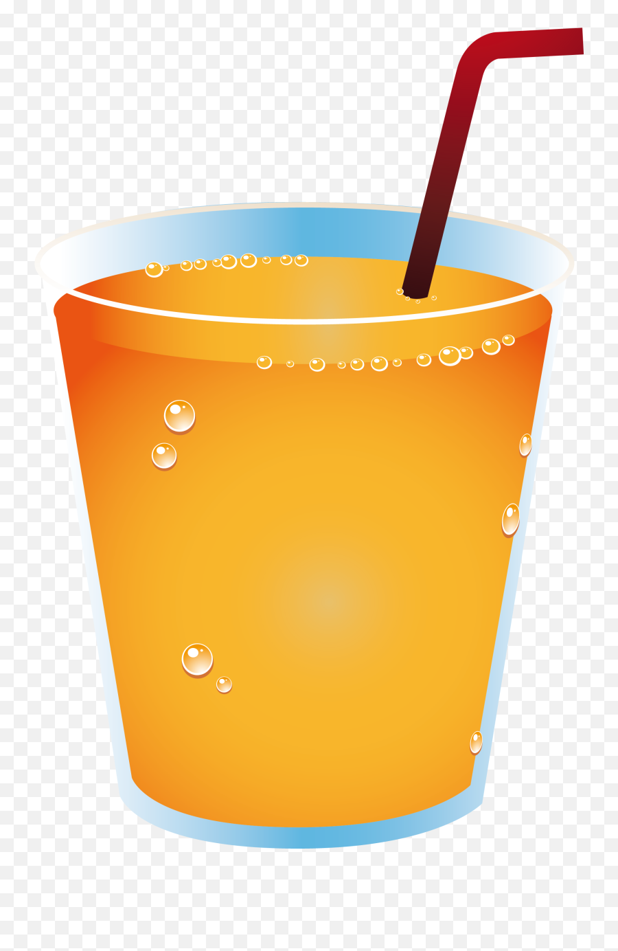 Juice Vector Straw Transparent U0026 Png Clipart Free Download - Ywd Cartoon Orange Juice Png,Straw Png