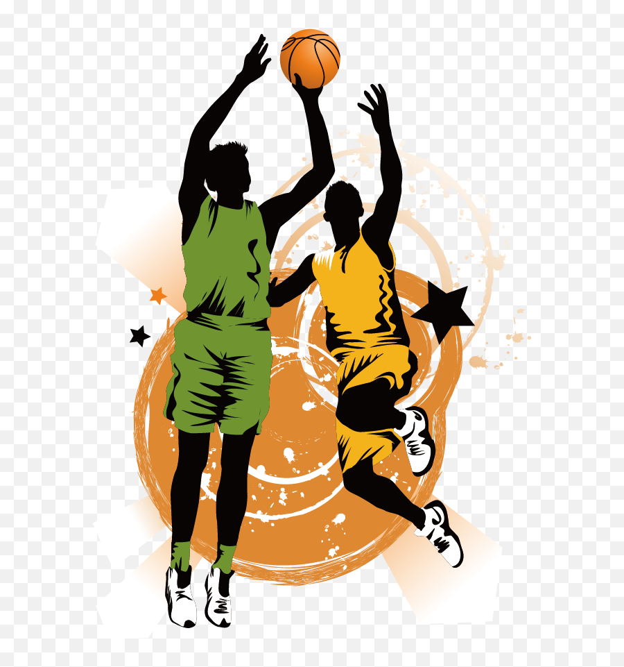 Library Of Tiger Dunking Basketball - Basketball Player Silhouette Png Slam Dunk,Dunk Png