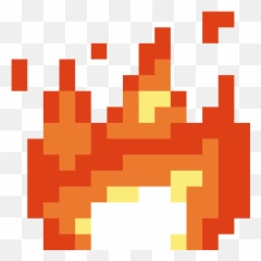 Fire Pixel Png 5 Image - Art Transparent