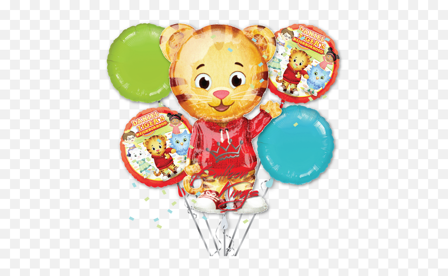 Download Daniel Tiger Balloon Kings - Daniel Tiger Birthday Balloons Png,Daniel Tiger Png