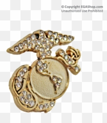 Lapel Pin Bling Ega - Pendant Png,Eagle Globe And Anchor Png