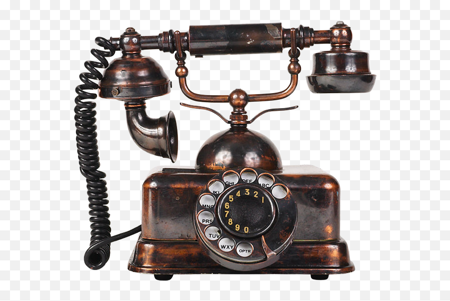 Download Hd Antique Telephone 01 - Transparent Background Old Telephone Png,Telephone Transparent