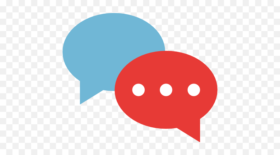 Chat Bubbles Conversation Messages - Bush Png,Conversation Png