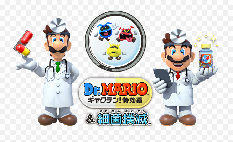 Dr Mario Png - Dr Mario Miracle Cure Logo Png,Dr Mario Png