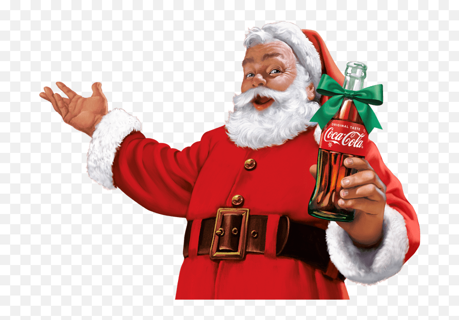 Download Coca Cola Santa Claus Png Image With No Background - Coca Cola Christmas Label,Santa Png Image