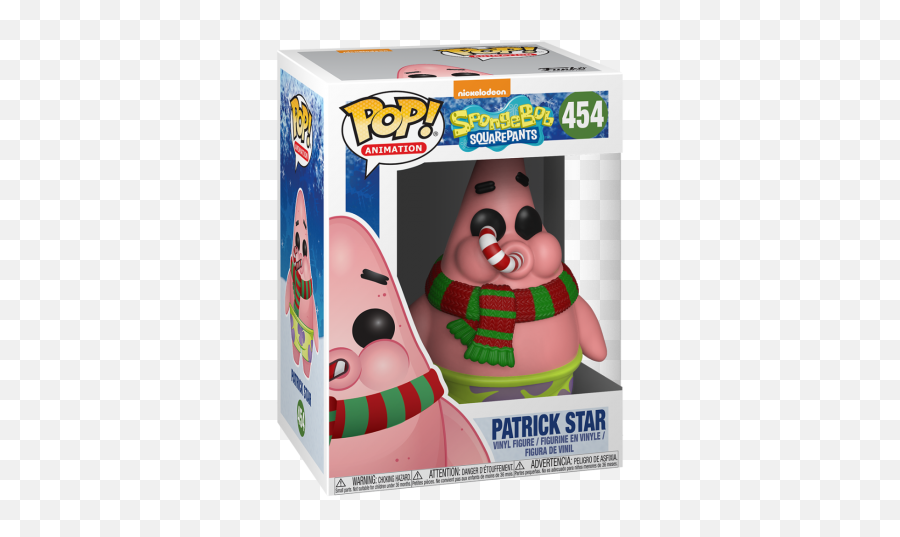 Pop Vinyl Spongebob Patrick Star Christmas - Pop Figures Spongebob Png,Patrick Star Png