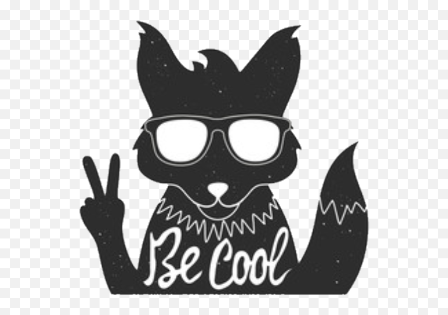 Download Hd Foxy Fox Cool Sayings Quotes Words Svg Black And - Racing Fox Logo Cool Png,Png Sayings