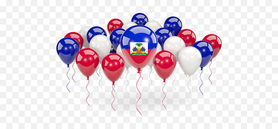 Download Balloons With Colors Of Flag - Balloons Flag Of Canada Png,Haitian Flag Png