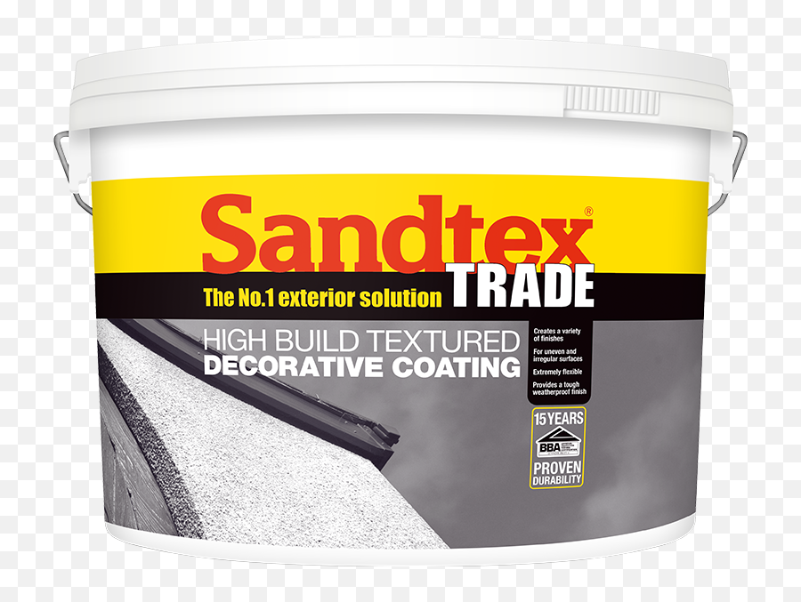 Sandtex Trade High Build Decorative Coating Masonry - Household Cleaning Supply Png,Paint Texture Png