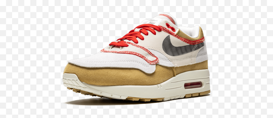 Download Nike Air Max 1 Inside Out - Nike Free Hd Png Round Toe,Nike Swoosh Png