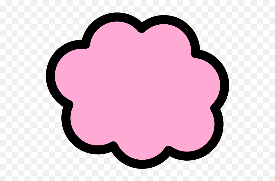 Light Pink Clip Art - Vector Clip Art Online Cloud Clip Art Png,Light Pink Heart Png