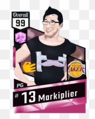 Markiplier - Nba 2k17 Custom Card 2kmtcentral Manute Bol Team 2k19 Png,Markiplier Png