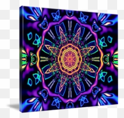 Return To Awe Psychedelic Abstract Mandala By Leah Mcneir - Mandala Psicodelico Png,Trippy Png