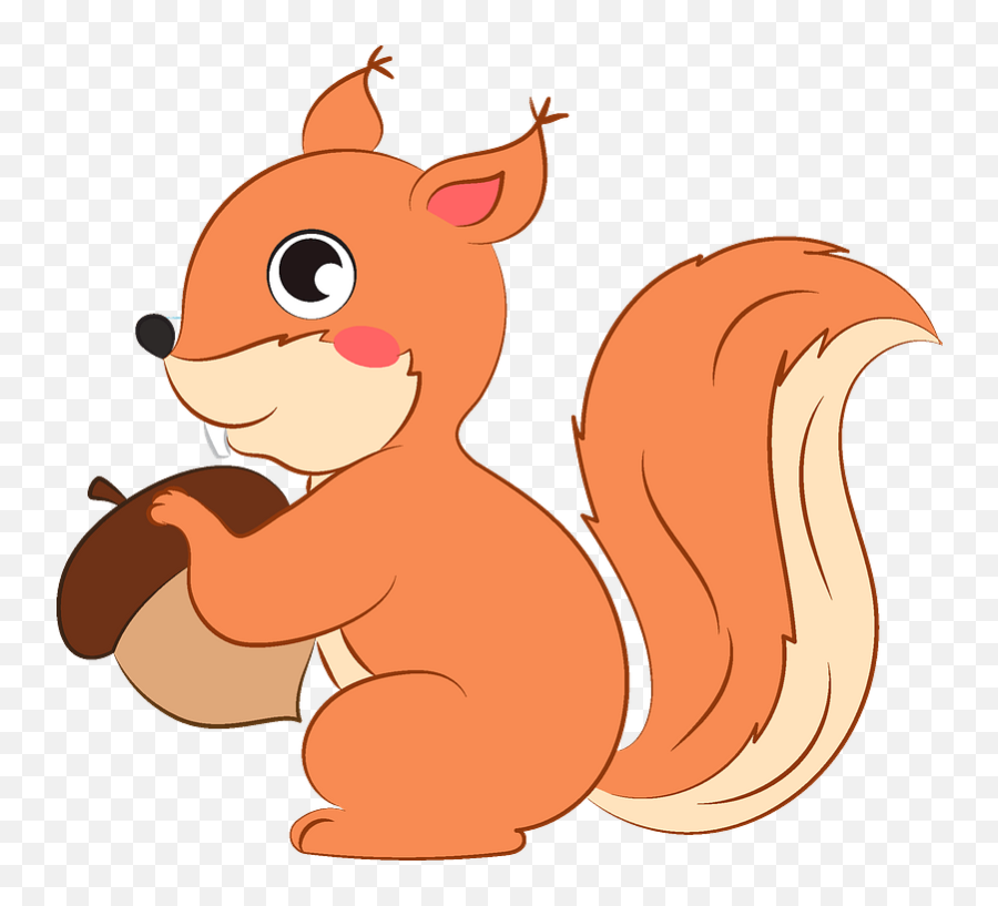 Squirrel Clipart - Squirrel Clipart Png,Squirrel Clipart Png