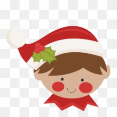 Shelf - Christmas Elf Face Clipart Png,Elf On The Shelf Png