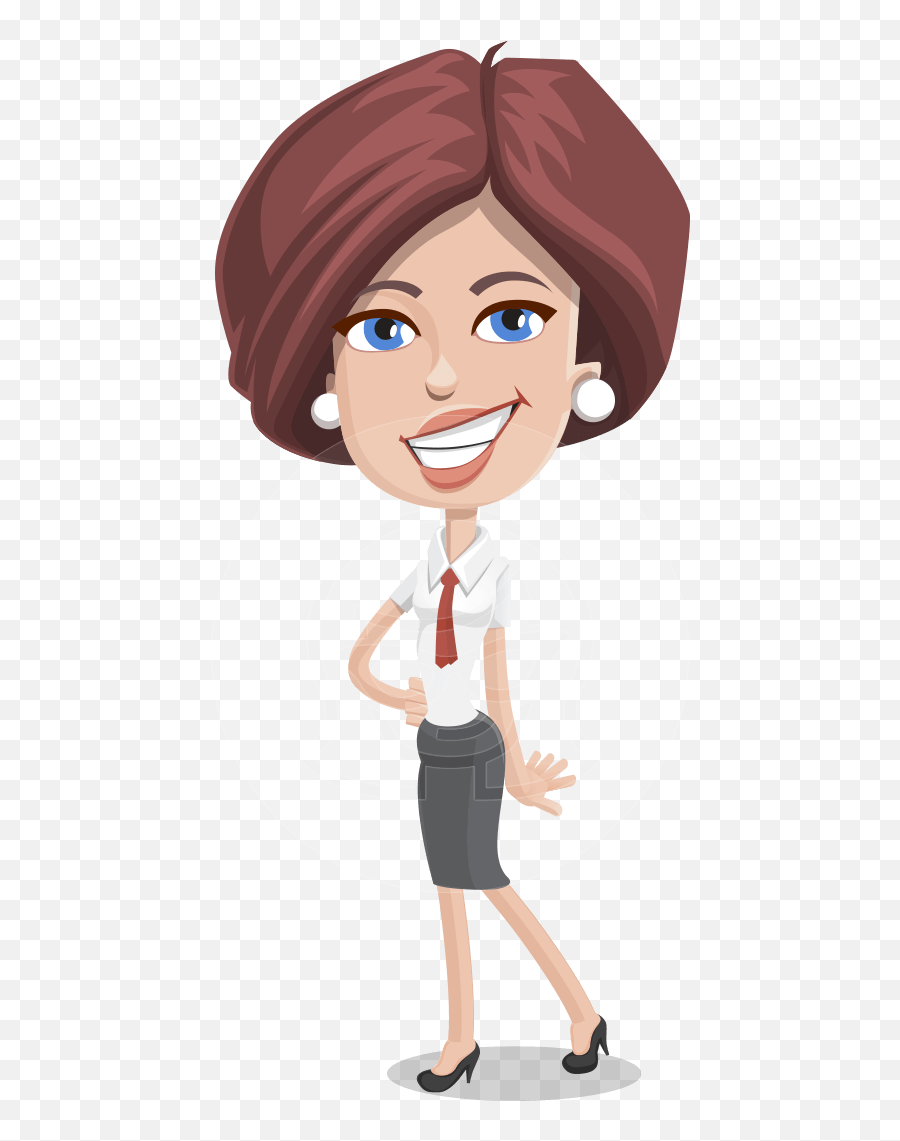 Business Woman Cartoon Png 2 Image - Transparent Cartoon Woman Png,Cartoon Woman Png