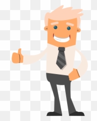 Png Transparent Free Images - Happy Man Cartoon