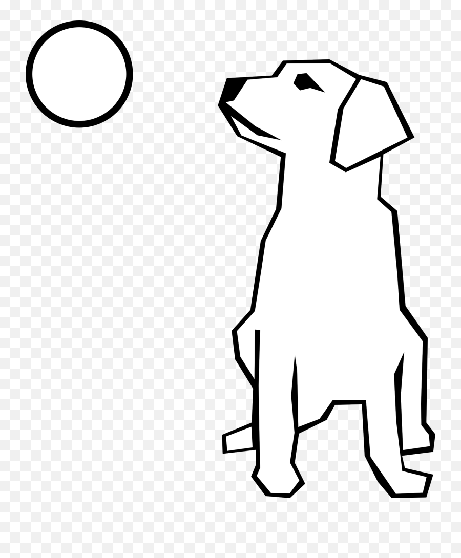 Dog Full Animal Free Vector - Simple Dog Drawing Png,Dog Sitting Png