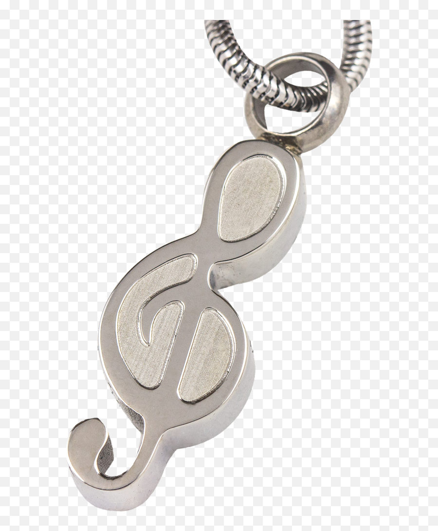 Treble Clef Stainless Steel Pendant U2013 Gravure Craft - Solid Png,Transparent Treble Clef