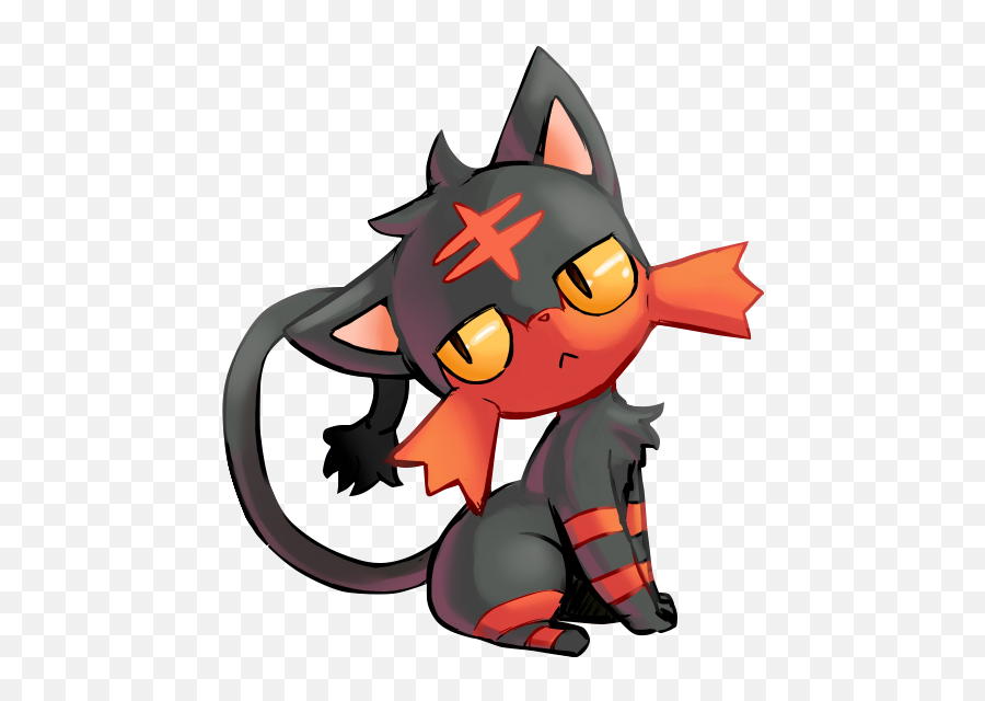 Pokemonsunandmoon Pokemon Litten - Fictional Character Png,Litten Png