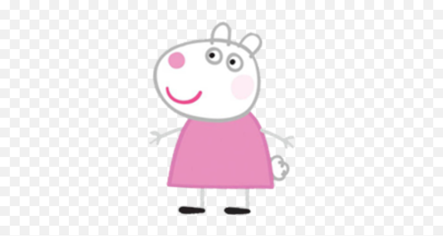 Suzy Sheep - Peppa Pig Characters Cut Out Png,Sheep Transparent Background