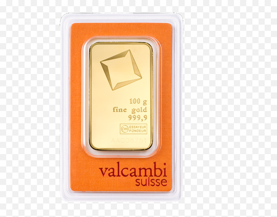 100g Gold Bar - Portable Png,Gold Bar Transparent