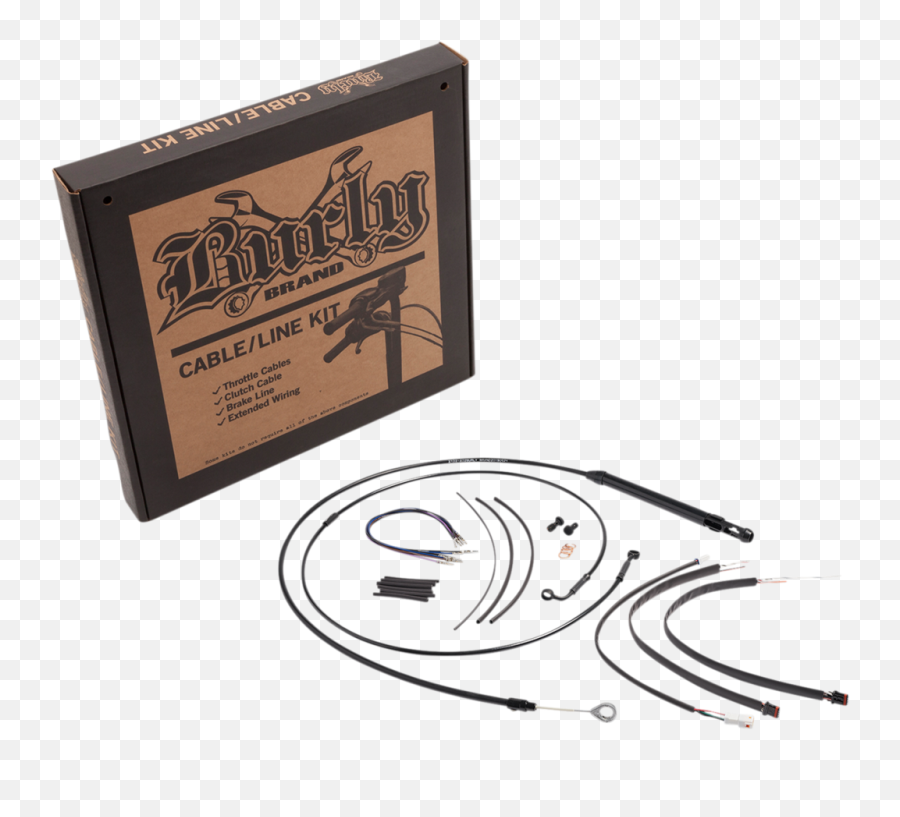 Black Vinyl Jail Bar Cable Kit For 14 Handlebars - Bicycle Handlebar Png,Transparent Jail Bars