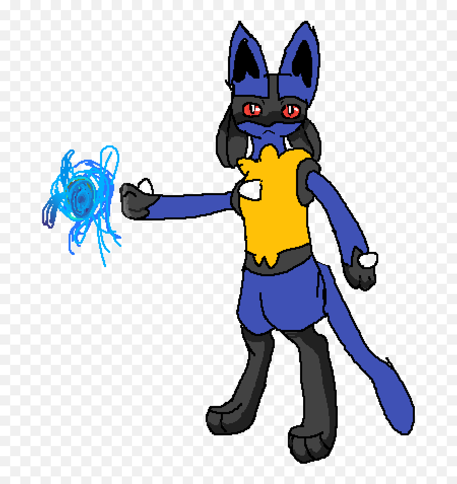 Pixilart - Lucario By Stariinightsky Fictional Character Png,Lucario Transparent