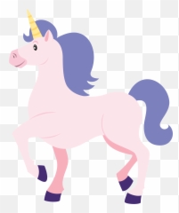 Clip Art Unicorn This Cute Cartoon - Cartoon Unicorn Transparent Pg Png,Transparent Unicorn