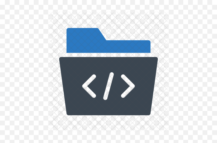 Coding Folder Icon Of Flat Style - Programming Folder Icon Windows 10 Png,Windows Folder Icon