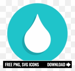 Free Water Drop Icon Symbol - Vertical png