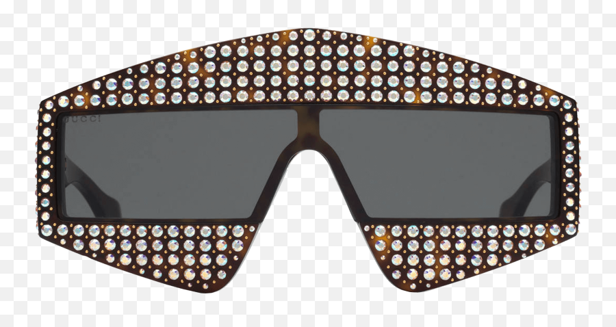 If Sunglasses Had Superpowers Theyu0027d Look Like This - Gucci Rectangular Frame Acetate Sunglasses With Crystals Png,Cartoon Sunglasses Png