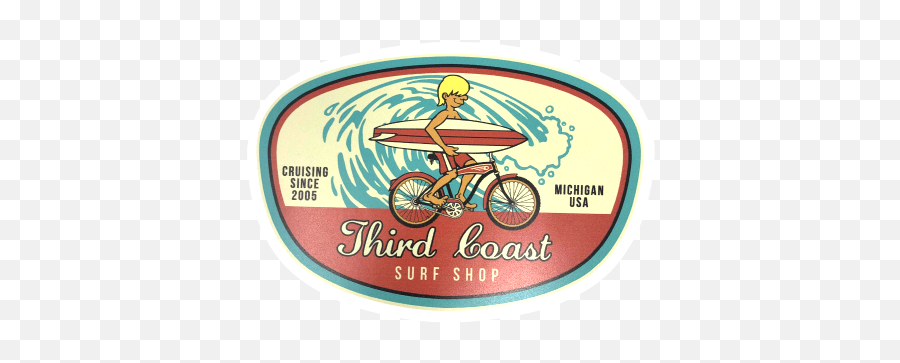 Tcss Surf Bike 20 Sticker - Bicycle Png,Volcom Icon Slim Zip Hoodie