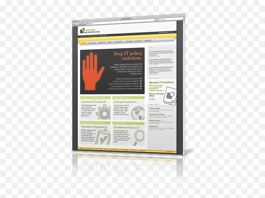 Active Reasoning Website Design For It Controls Automation - Smart Device Png,Reasoning Icon