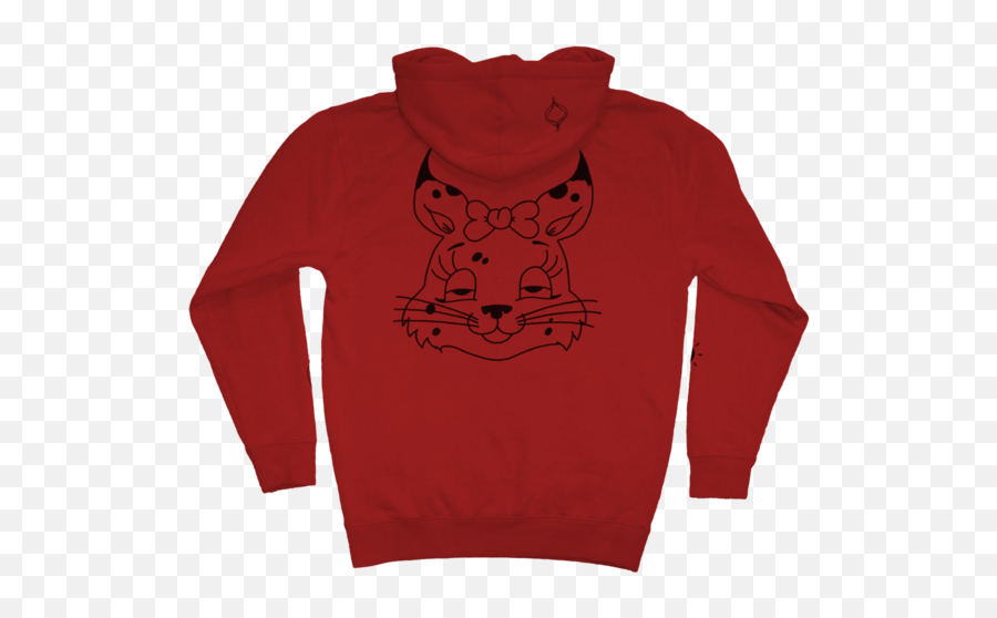 Icon Hoodie Red Sunshine Kitty Kollection Lady Wood - Champion Hoodie Red Faze Clan Png,Kitty Icon