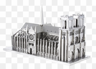 Premium Series Notre Dame - Metal Earth Notre Dame png