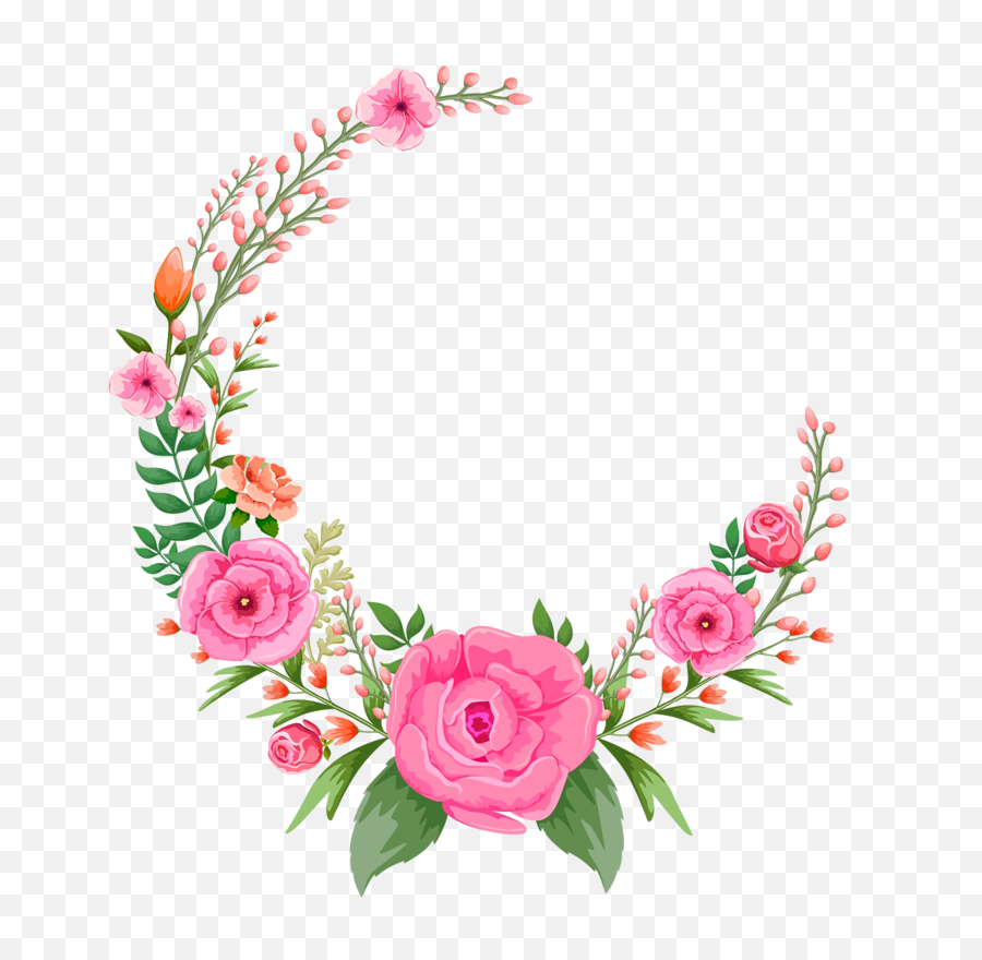 Download Roses Rose Pinkroses Pink - Flower Pic Frame Png,Flower Circle Png