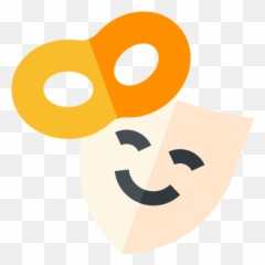 Theatre Mask - Free education icons Happy png