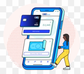 Go2bank The Ultimate Mobile Bank Account - Smart Device png