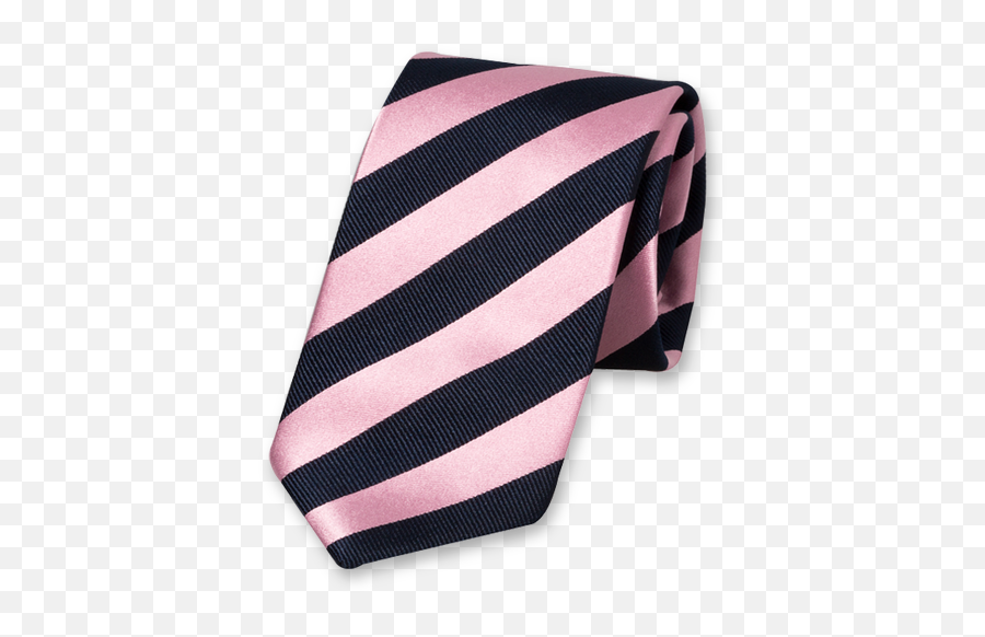 Download Pinkdark Blue Striped Tie - Necktie Full Size Blå Rosa Slips Png,Necktie Png