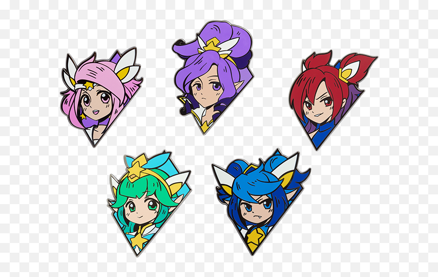 League Of Legends Enamel Pin - Soraka Pin Star Guardian Png,Star Guardian Poro Icon