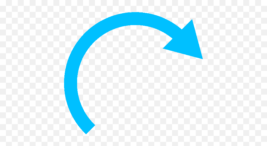 Rotate Rotation Blue Arrow Logo Icon Png Skypng - Rotation Arrow Png,Curve Arrow Icon