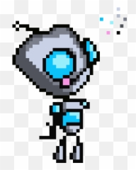 Download Cute Robot - Pixel Arts For Photoshop Full Size Cherry Png