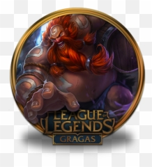 Gragas Icon League Of Legends Gold Border Iconset Fazie69 - Garen png