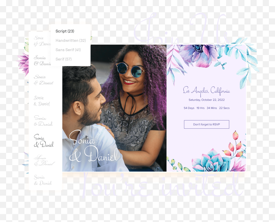 Free Wedding Websites With Rsvp Beautiful Templates Joy - Event Png,Myjoys Icon